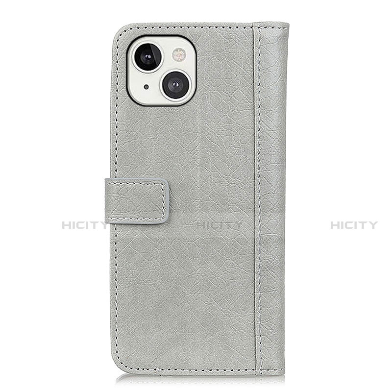 Funda de Cuero Cartera con Soporte Carcasa T18 para Apple iPhone 13