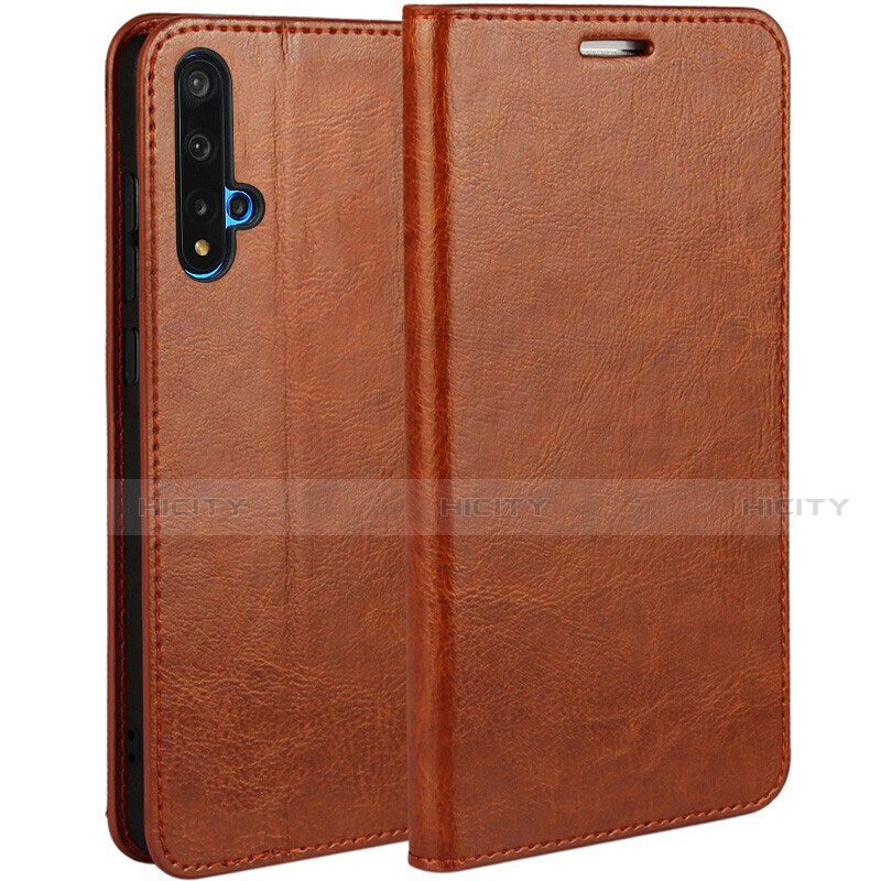 Funda de Cuero Cartera con Soporte Carcasa T18 para Huawei Honor 20