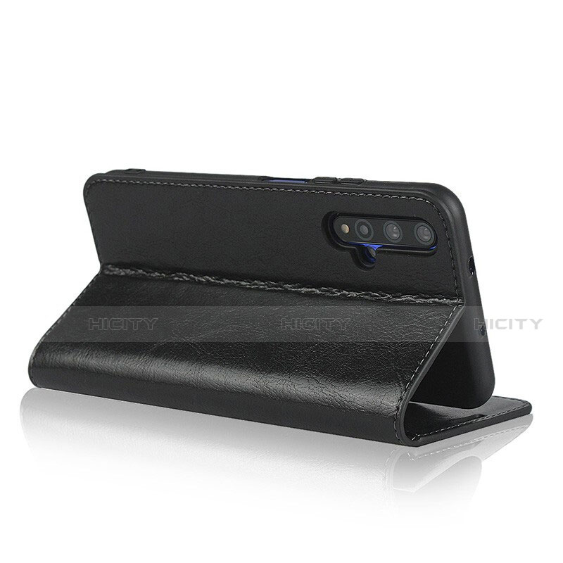 Funda de Cuero Cartera con Soporte Carcasa T18 para Huawei Honor 20