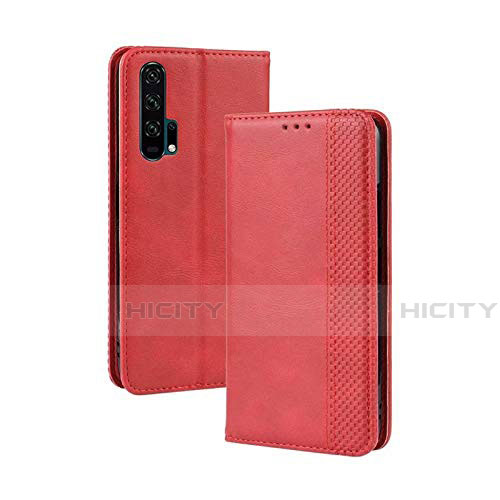 Funda de Cuero Cartera con Soporte Carcasa T18 para Huawei Honor 20 Pro