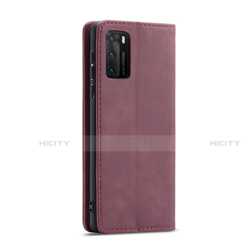 Funda de Cuero Cartera con Soporte Carcasa T18 para Huawei P40