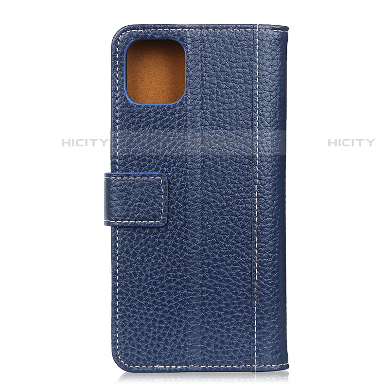 Funda de Cuero Cartera con Soporte Carcasa T19 para Xiaomi Mi 11 5G Azul