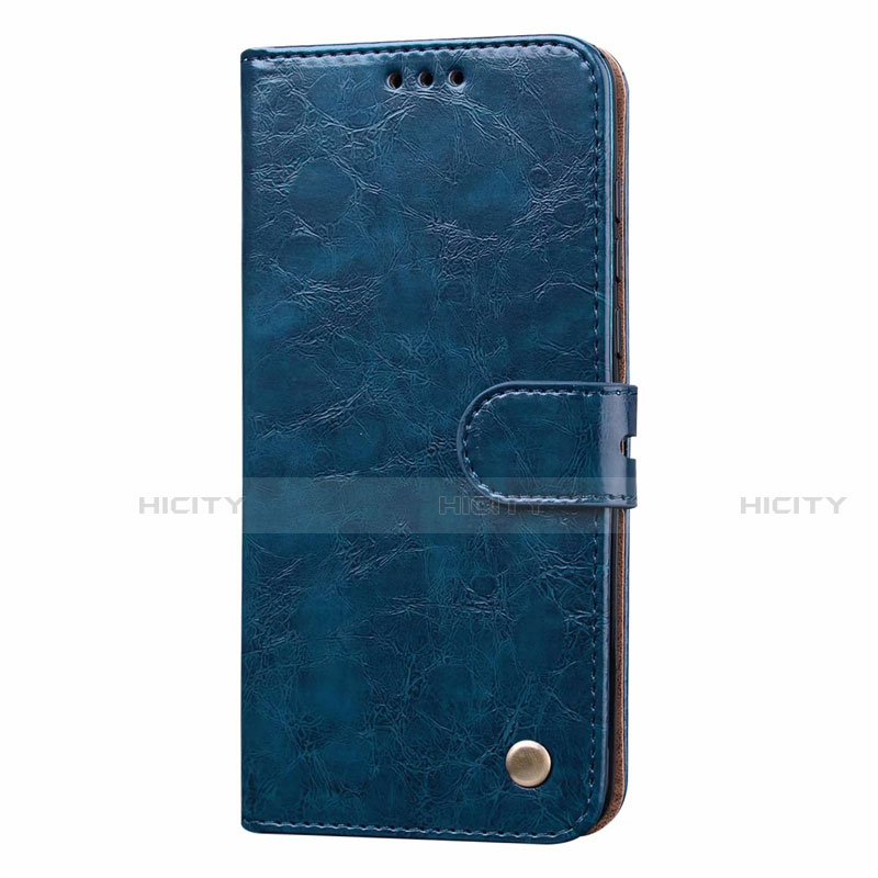 Funda de Cuero Cartera con Soporte Carcasa T20 para Huawei P40 Azul