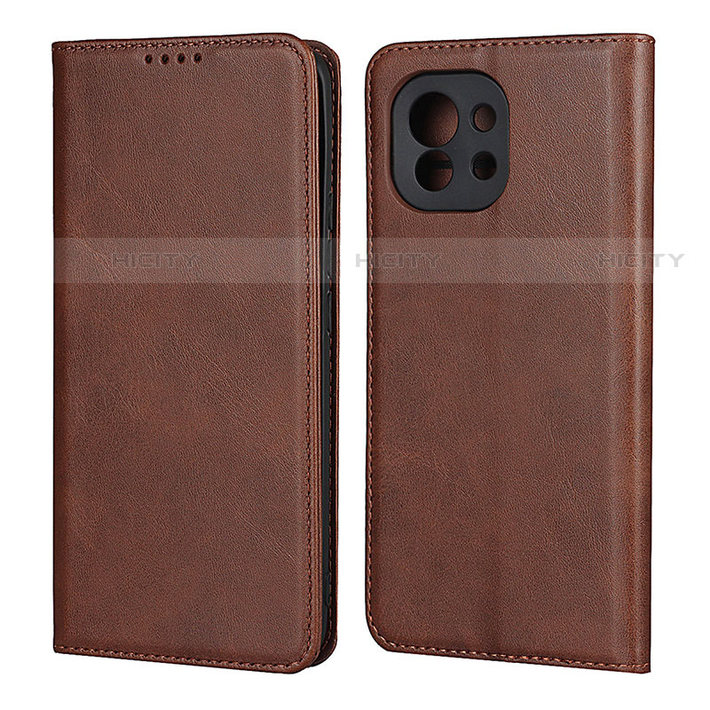 Funda de Cuero Cartera con Soporte Carcasa T20 para Xiaomi Mi 11 5G