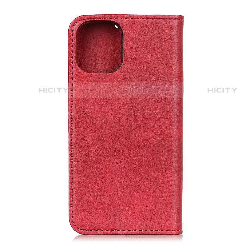 Funda de Cuero Cartera con Soporte Carcasa T24 para Xiaomi Mi 11 5G Rojo