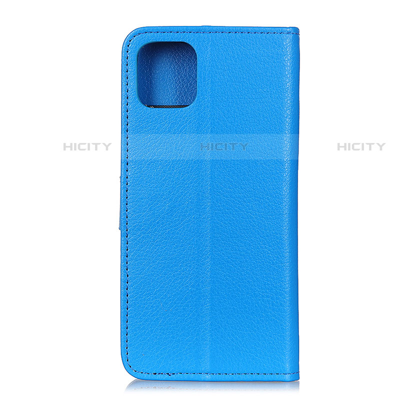 Funda de Cuero Cartera con Soporte Carcasa T25 para Xiaomi Mi 11 Lite 4G Azul Cielo