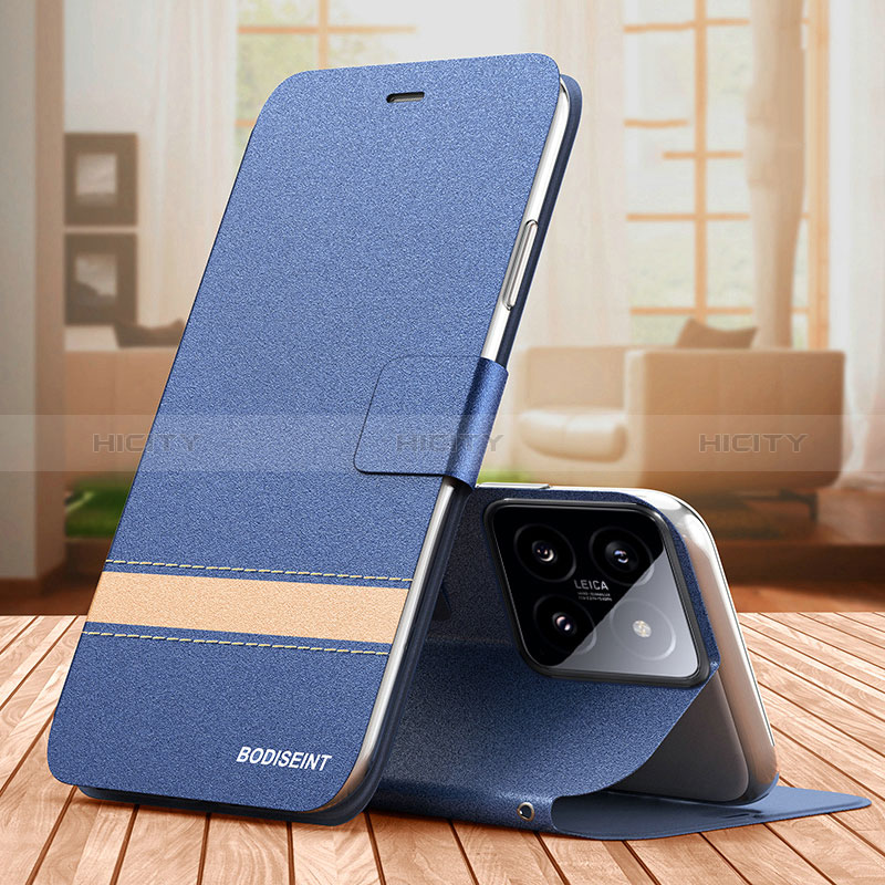 Funda de Cuero Cartera con Soporte Carcasa TB1 para Xiaomi Mi 14 5G