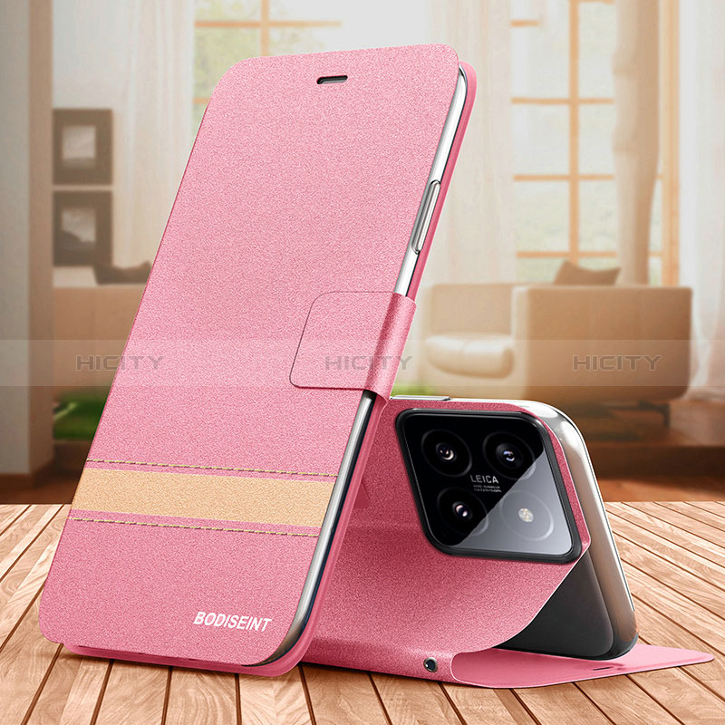 Funda de Cuero Cartera con Soporte Carcasa TB1 para Xiaomi Mi 14 5G