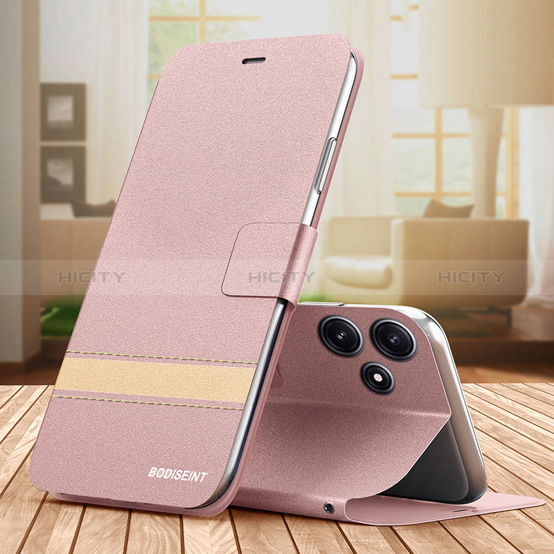 Funda de Cuero Cartera con Soporte Carcasa TB1 para Xiaomi Poco M6 Pro 5G