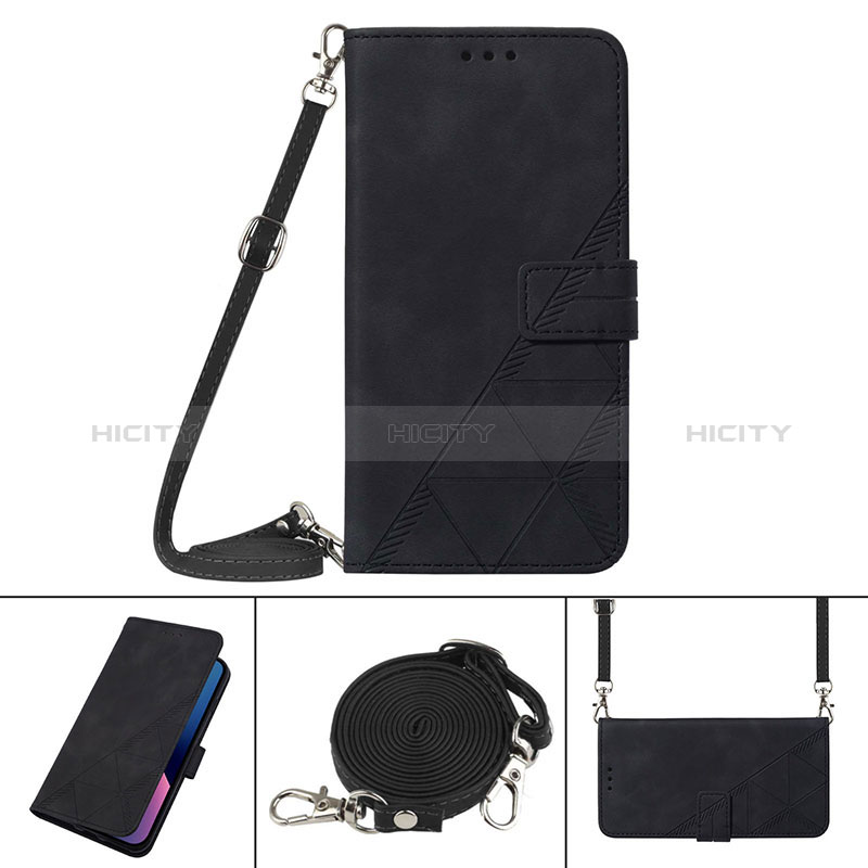 Funda de Cuero Cartera con Soporte Carcasa Y01B para Apple iPhone 16 Pro