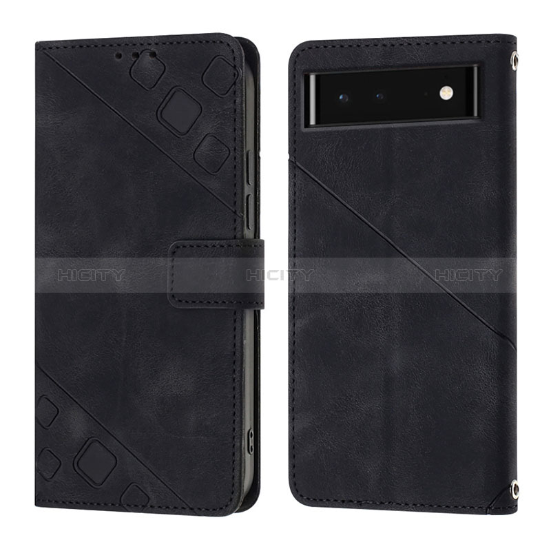 Funda de Cuero Cartera con Soporte Carcasa Y01B para Google Pixel 6 5G