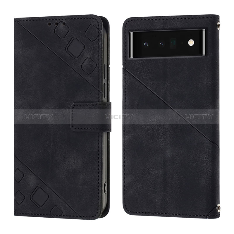 Funda de Cuero Cartera con Soporte Carcasa Y01B para Google Pixel 6 Pro 5G