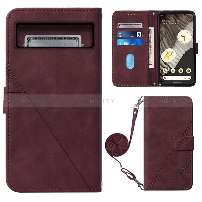 Funda de Cuero Cartera con Soporte Carcasa Y01B para Google Pixel 8 Pro 5G