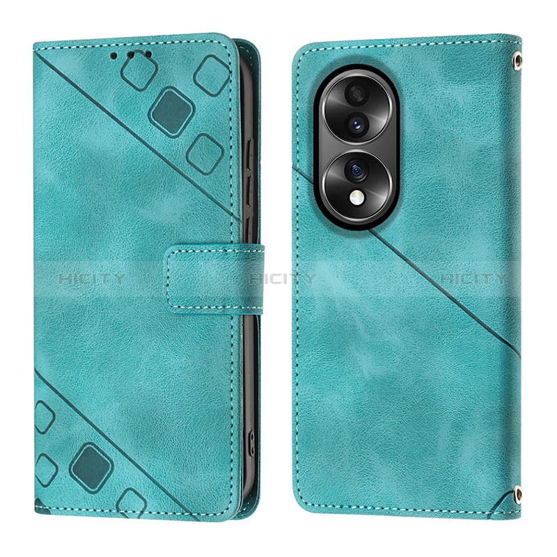 Funda de Cuero Cartera con Soporte Carcasa Y01B para Huawei Honor 70 5G