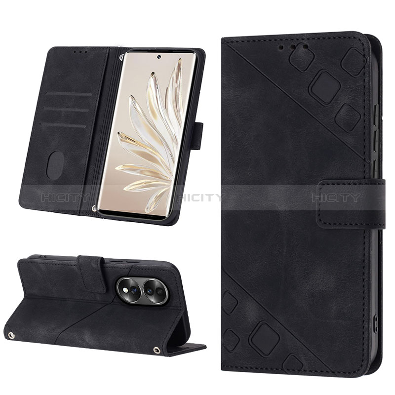 Funda de Cuero Cartera con Soporte Carcasa Y01B para Huawei Honor 70 5G