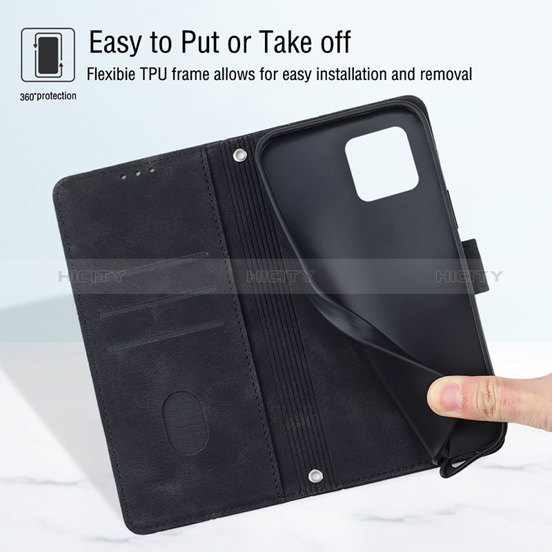 Funda de Cuero Cartera con Soporte Carcasa Y01B para Huawei Honor X6