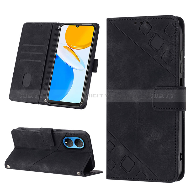 Funda de Cuero Cartera con Soporte Carcasa Y01B para Huawei Honor X7