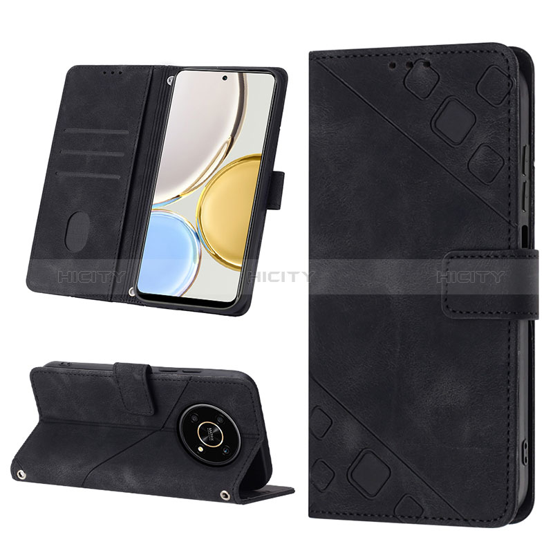 Funda de Cuero Cartera con Soporte Carcasa Y01B para Huawei Honor X9 5G