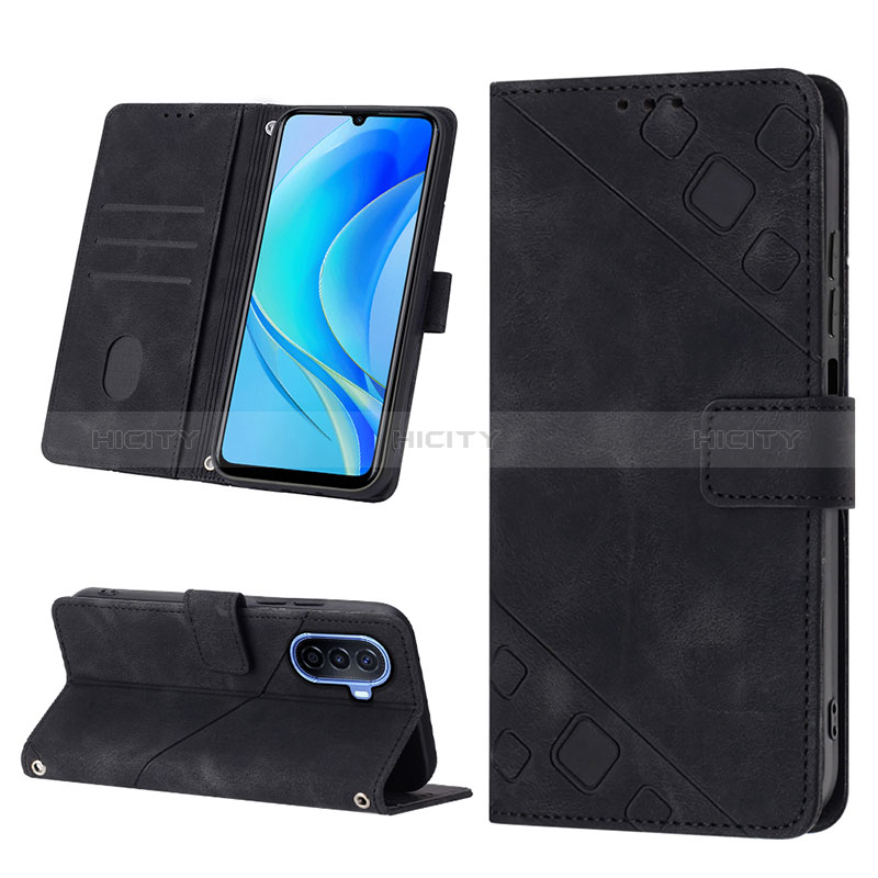 Funda de Cuero Cartera con Soporte Carcasa Y01B para Huawei Nova Y70