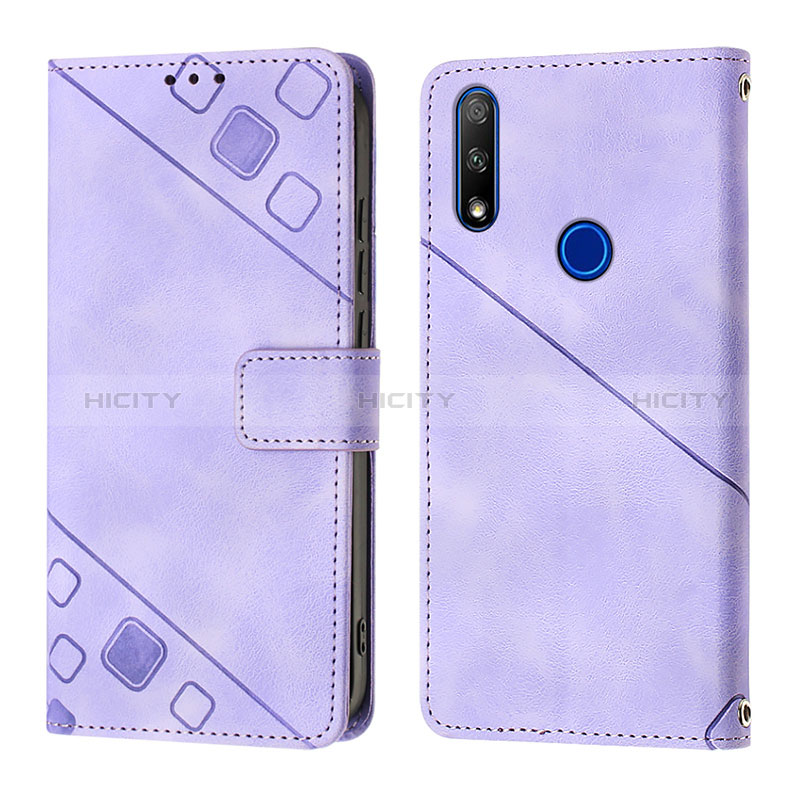 Funda de Cuero Cartera con Soporte Carcasa Y01B para Huawei P Smart Z (2019)