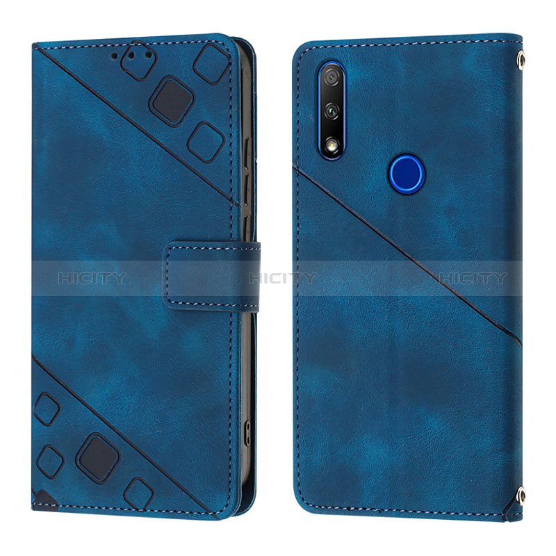 Funda de Cuero Cartera con Soporte Carcasa Y01B para Huawei P Smart Z (2019)