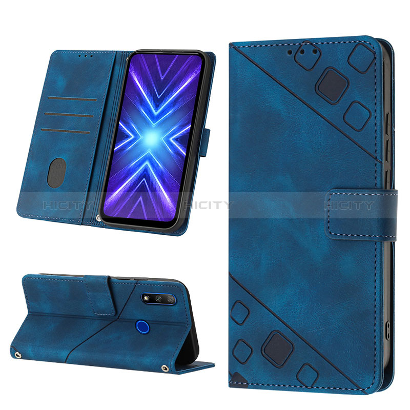 Funda de Cuero Cartera con Soporte Carcasa Y01B para Huawei P Smart Z (2019)