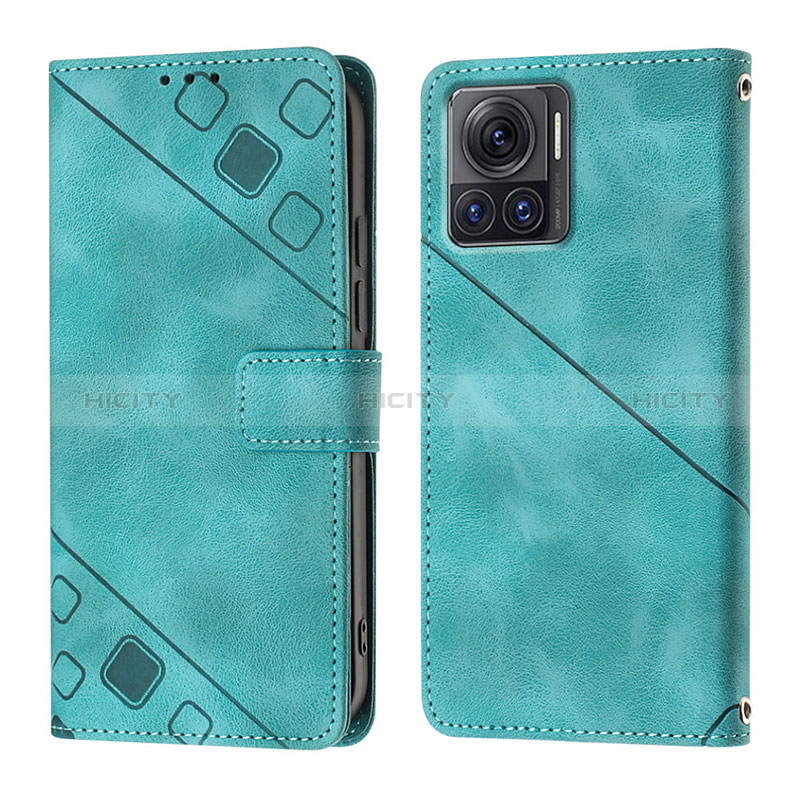 Funda de Cuero Cartera con Soporte Carcasa Y01B para Motorola Moto Edge 30 Ultra 5G