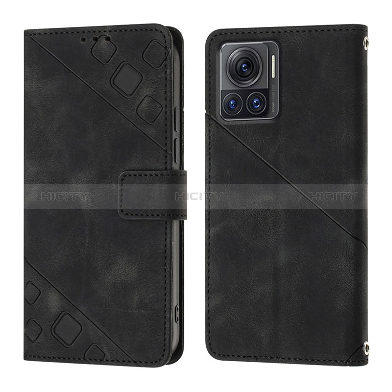 Funda de Cuero Cartera con Soporte Carcasa Y01B para Motorola Moto Edge 30 Ultra 5G