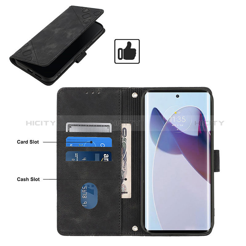 Funda de Cuero Cartera con Soporte Carcasa Y01B para Motorola Moto Edge X30 Pro 5G