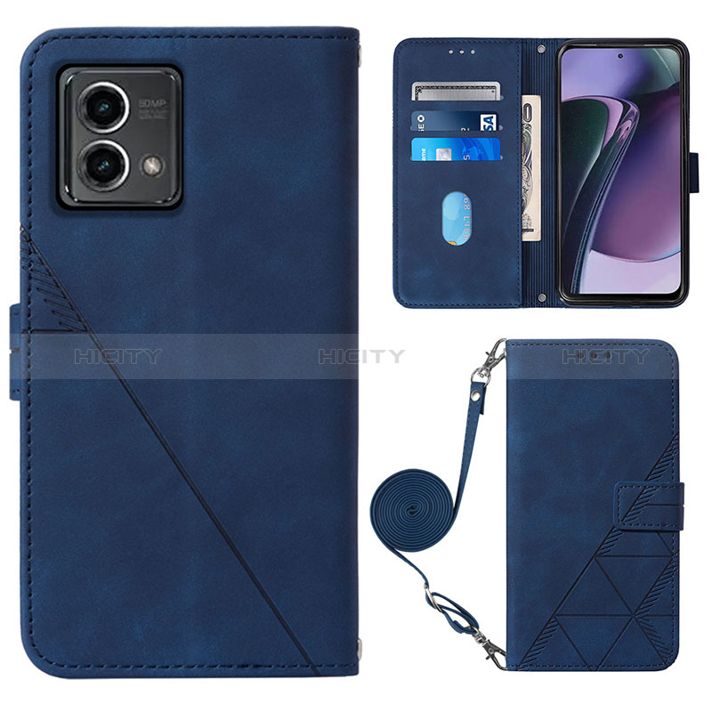 Funda de Cuero Cartera con Soporte Carcasa Y01B para Motorola Moto G Stylus (2023) 4G