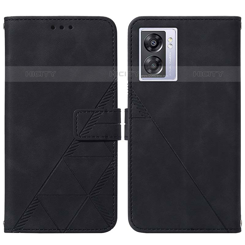 Funda de Cuero Cartera con Soporte Carcasa Y01B para OnePlus Nord N300 5G Negro