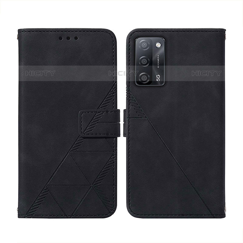 Funda de Cuero Cartera con Soporte Carcasa Y01B para Oppo A53s 5G