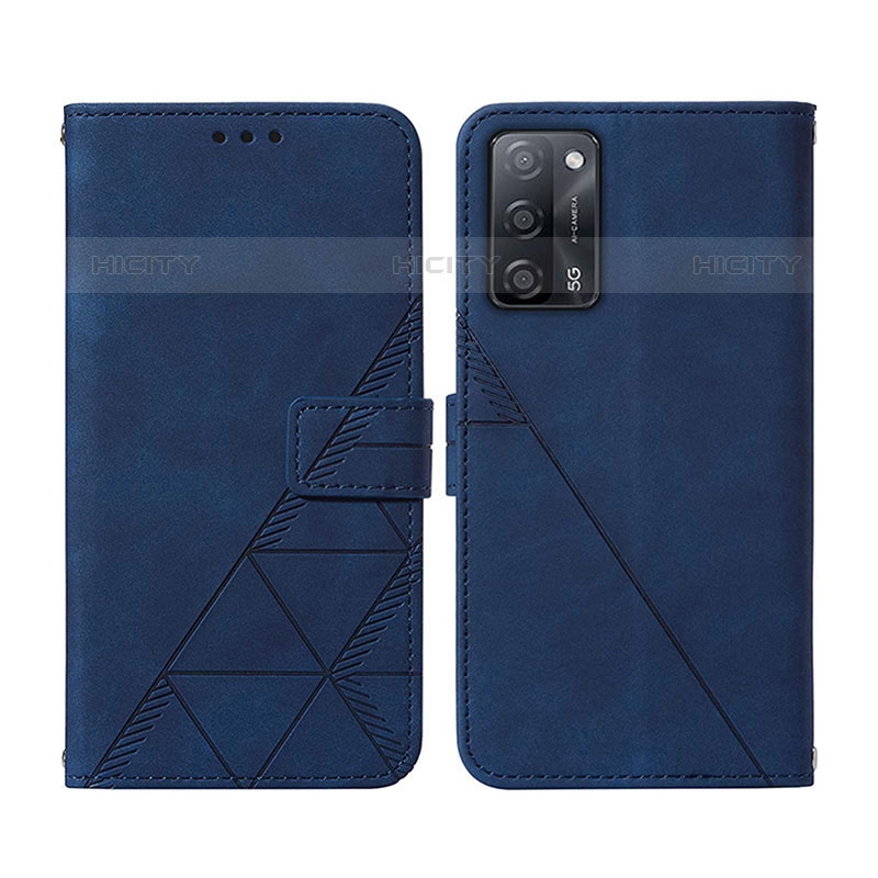 Funda de Cuero Cartera con Soporte Carcasa Y01B para Oppo A53s 5G