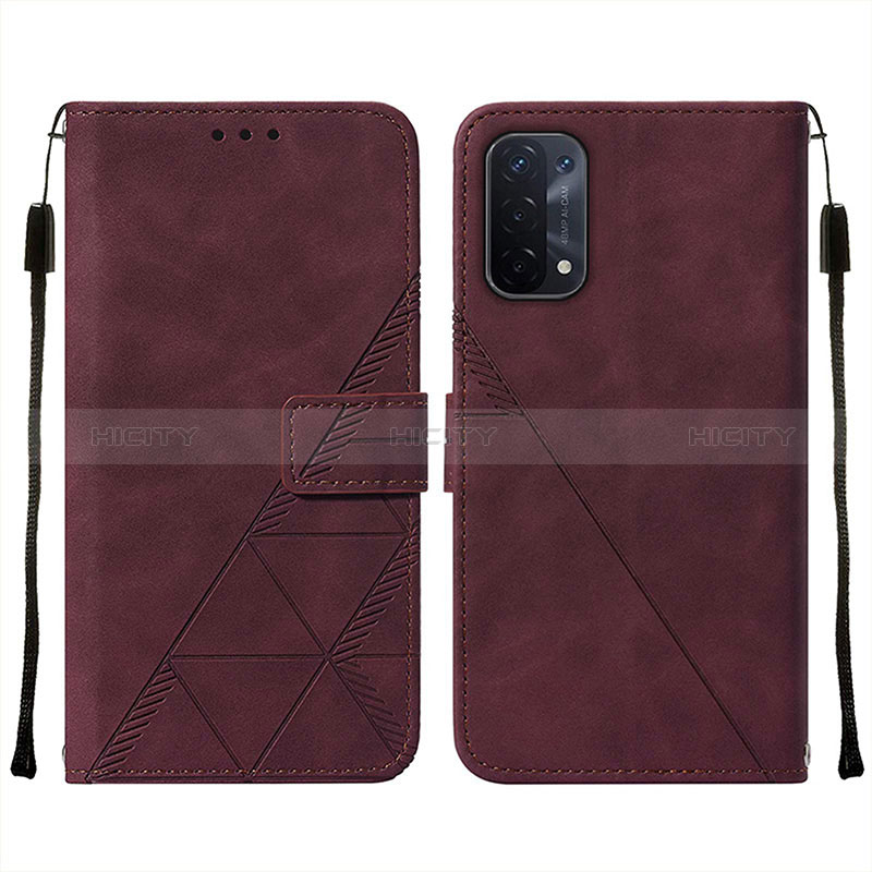 Funda de Cuero Cartera con Soporte Carcasa Y01B para Oppo A54 5G