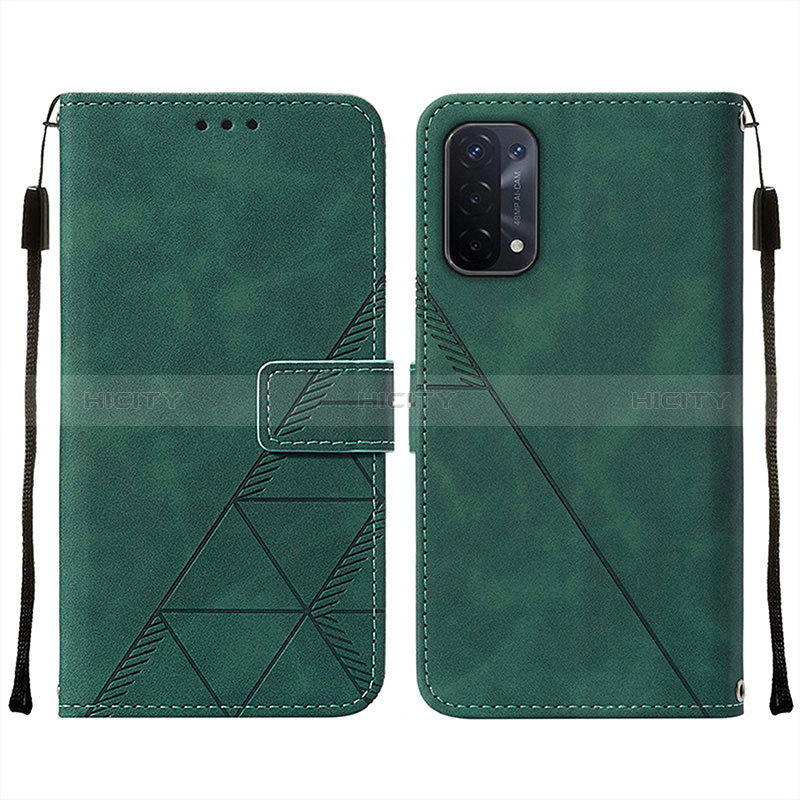 Funda de Cuero Cartera con Soporte Carcasa Y01B para Oppo A54 5G