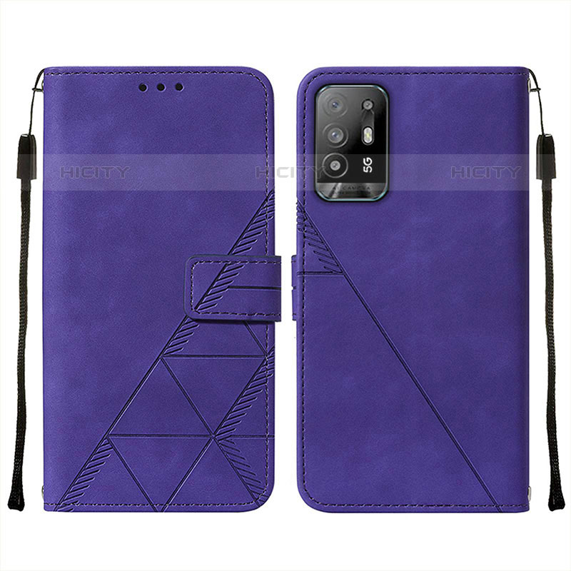 Funda de Cuero Cartera con Soporte Carcasa Y01B para Oppo A95 5G