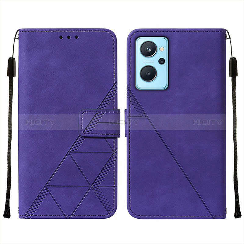 Funda de Cuero Cartera con Soporte Carcasa Y01B para Oppo A96 4G