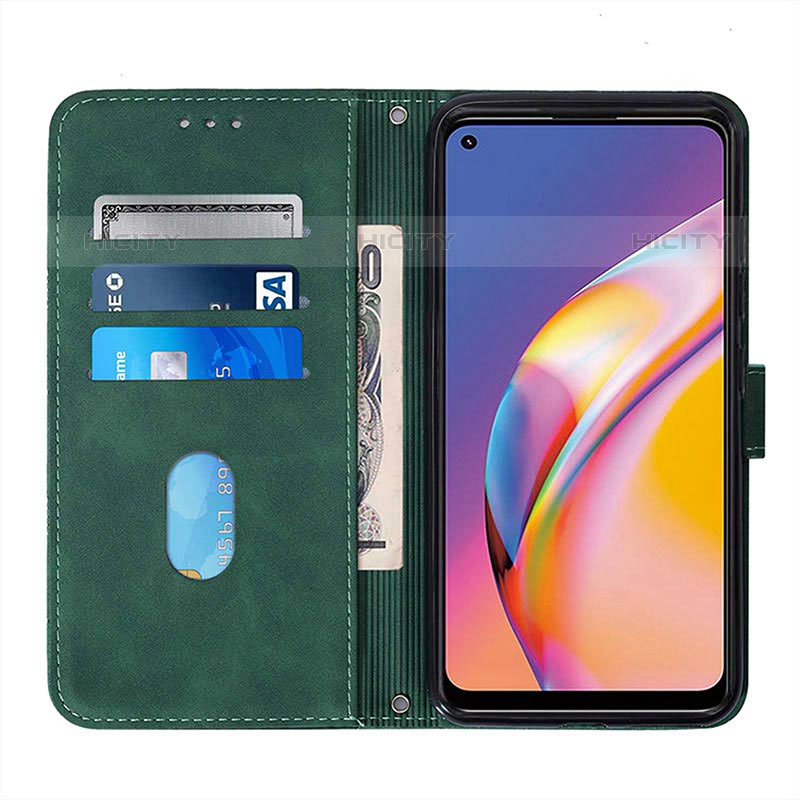 Funda de Cuero Cartera con Soporte Carcasa Y01B para Oppo F19 Pro