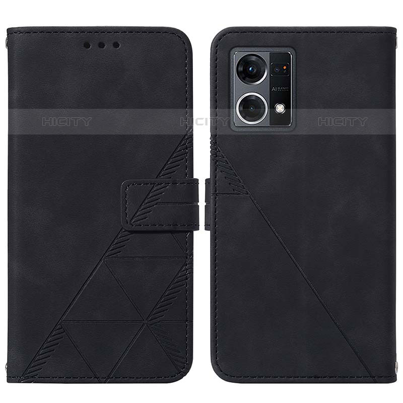 Funda de Cuero Cartera con Soporte Carcasa Y01B para Oppo F21 Pro 4G