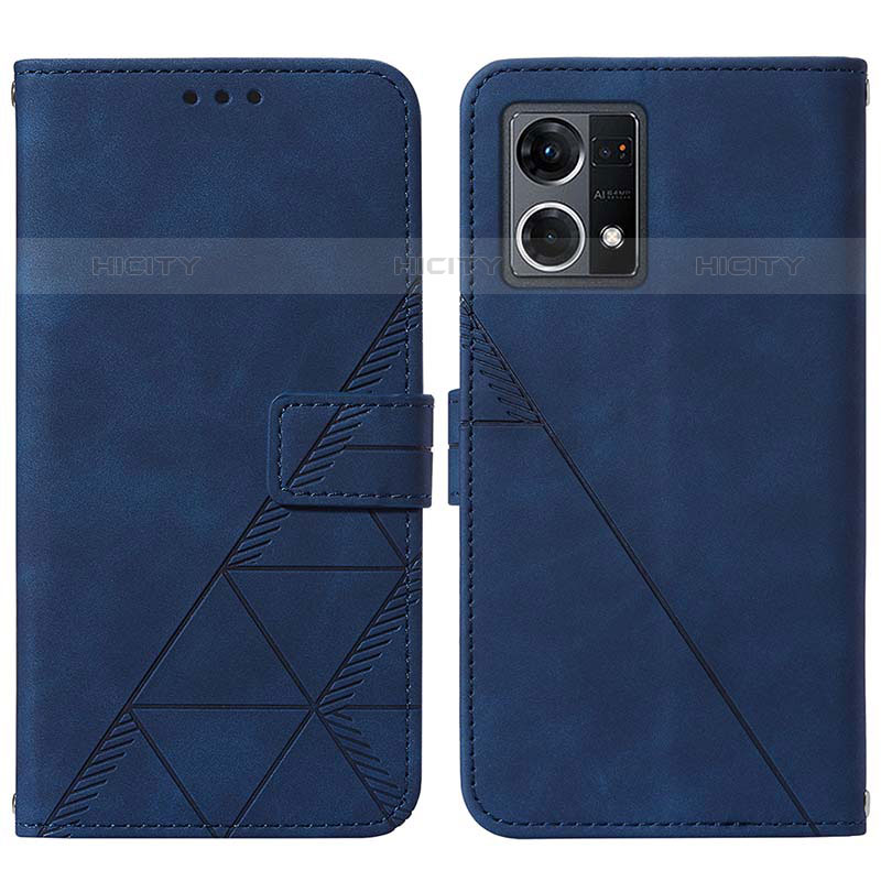 Funda de Cuero Cartera con Soporte Carcasa Y01B para Oppo F21s Pro 4G