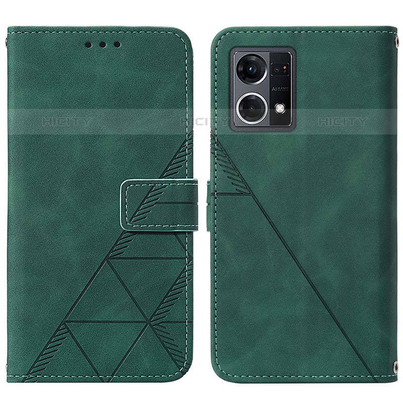 Funda de Cuero Cartera con Soporte Carcasa Y01B para Oppo F21s Pro 4G