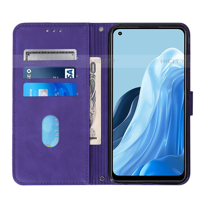 Funda de Cuero Cartera con Soporte Carcasa Y01B para Oppo F21s Pro 4G