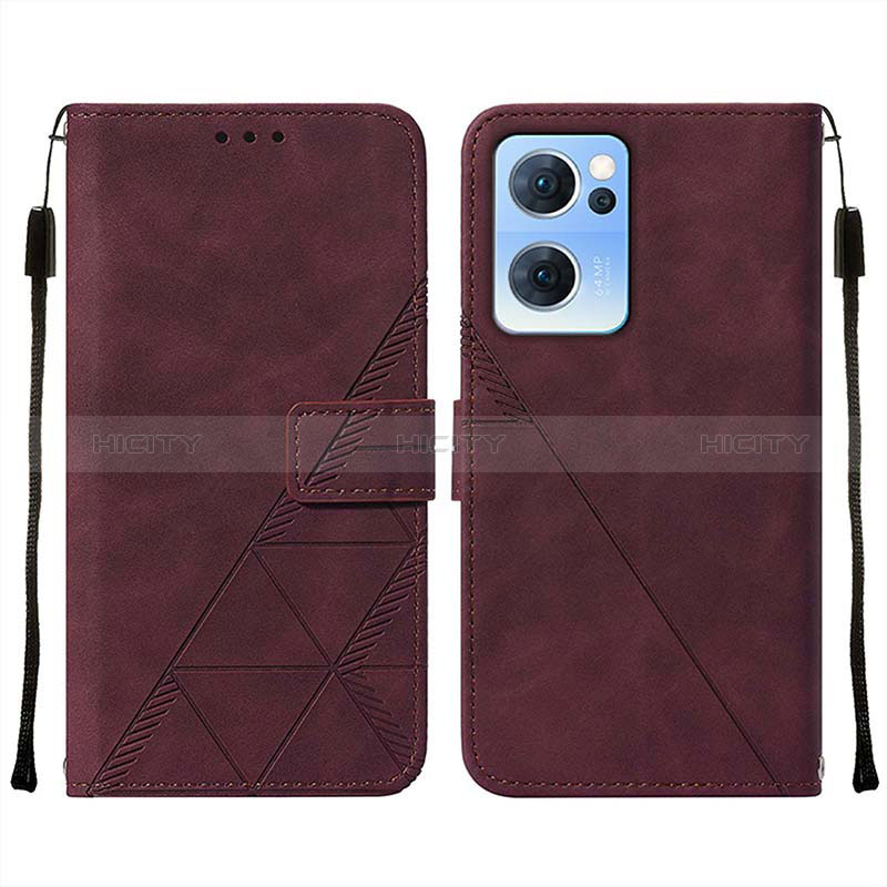 Funda de Cuero Cartera con Soporte Carcasa Y01B para Oppo Find X5 Lite 5G