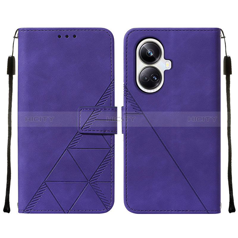 Funda de Cuero Cartera con Soporte Carcasa Y01B para Realme 10 Pro+ Plus 5G