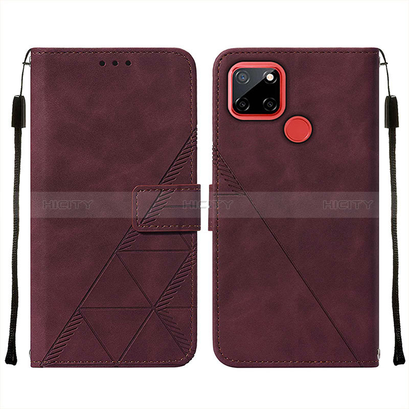 Funda de Cuero Cartera con Soporte Carcasa Y01B para Realme 7i RMX2193