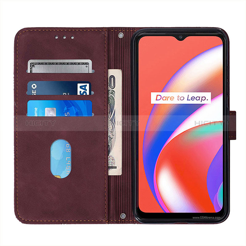 Funda de Cuero Cartera con Soporte Carcasa Y01B para Realme 7i RMX2193