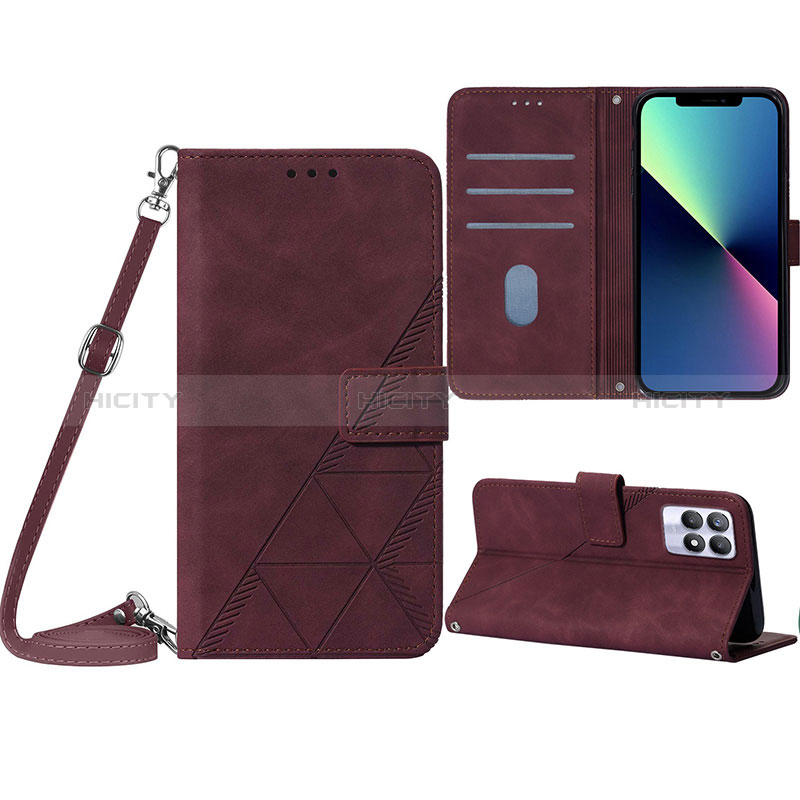 Funda de Cuero Cartera con Soporte Carcasa Y01B para Realme 8i