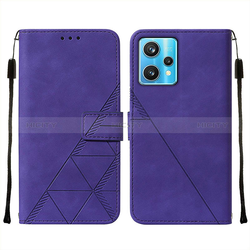 Funda de Cuero Cartera con Soporte Carcasa Y01B para Realme 9 4G