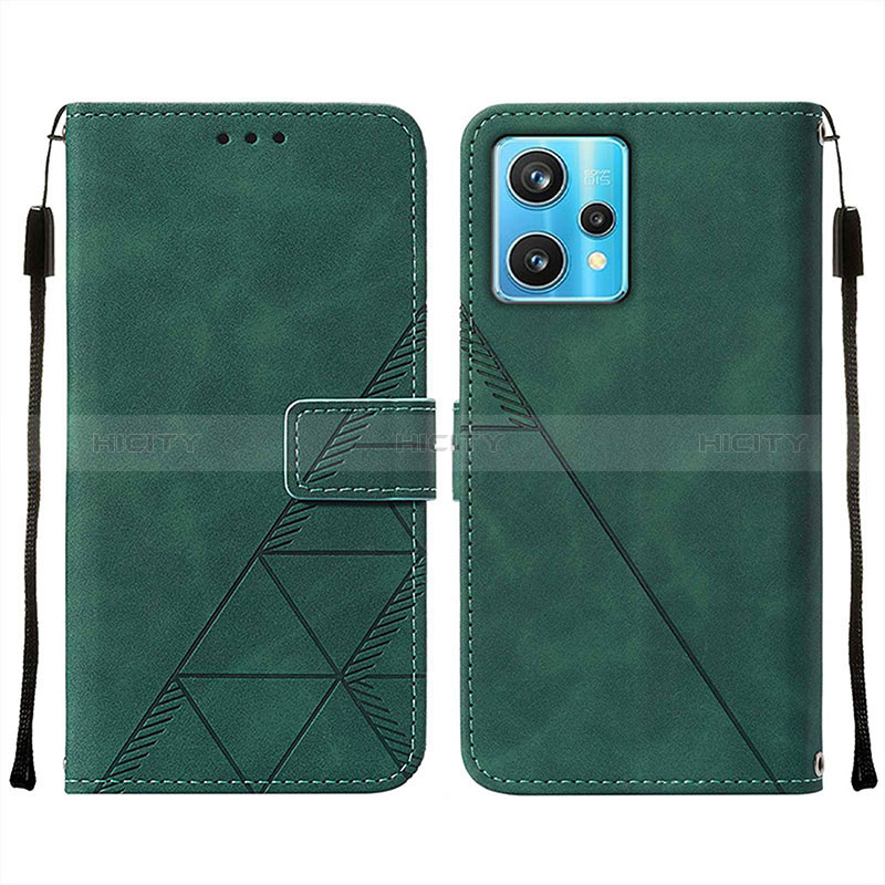 Funda de Cuero Cartera con Soporte Carcasa Y01B para Realme 9 4G