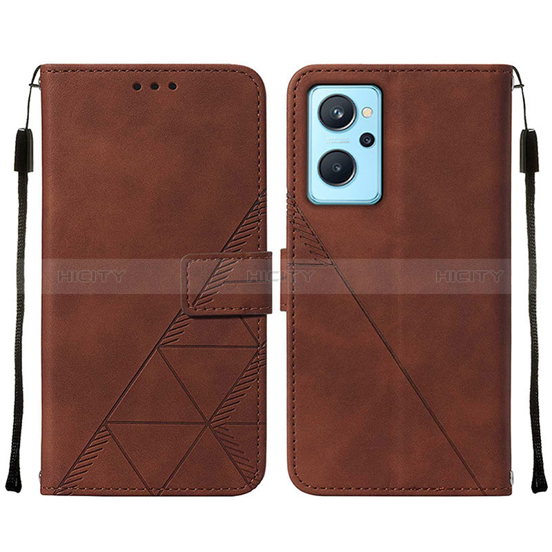 Funda de Cuero Cartera con Soporte Carcasa Y01B para Realme 9i 4G